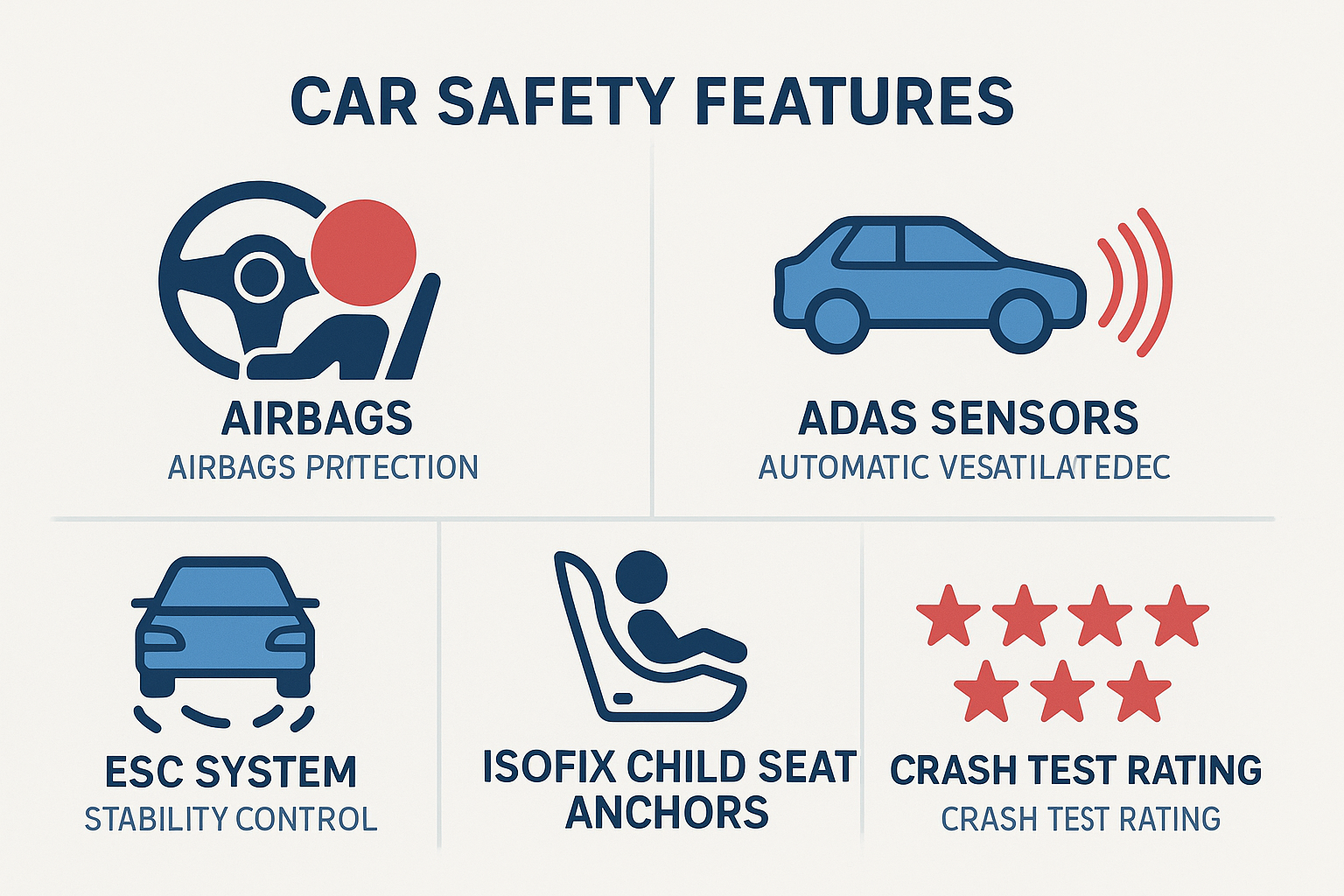 Comprehensive Safety Features - 5-Star Rated Family Vehicle Protection Systems