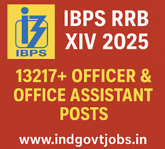IBPS RRB XIV Recruitment 2025 Apply Online 13217+ Vacancies | Last Date 21 September