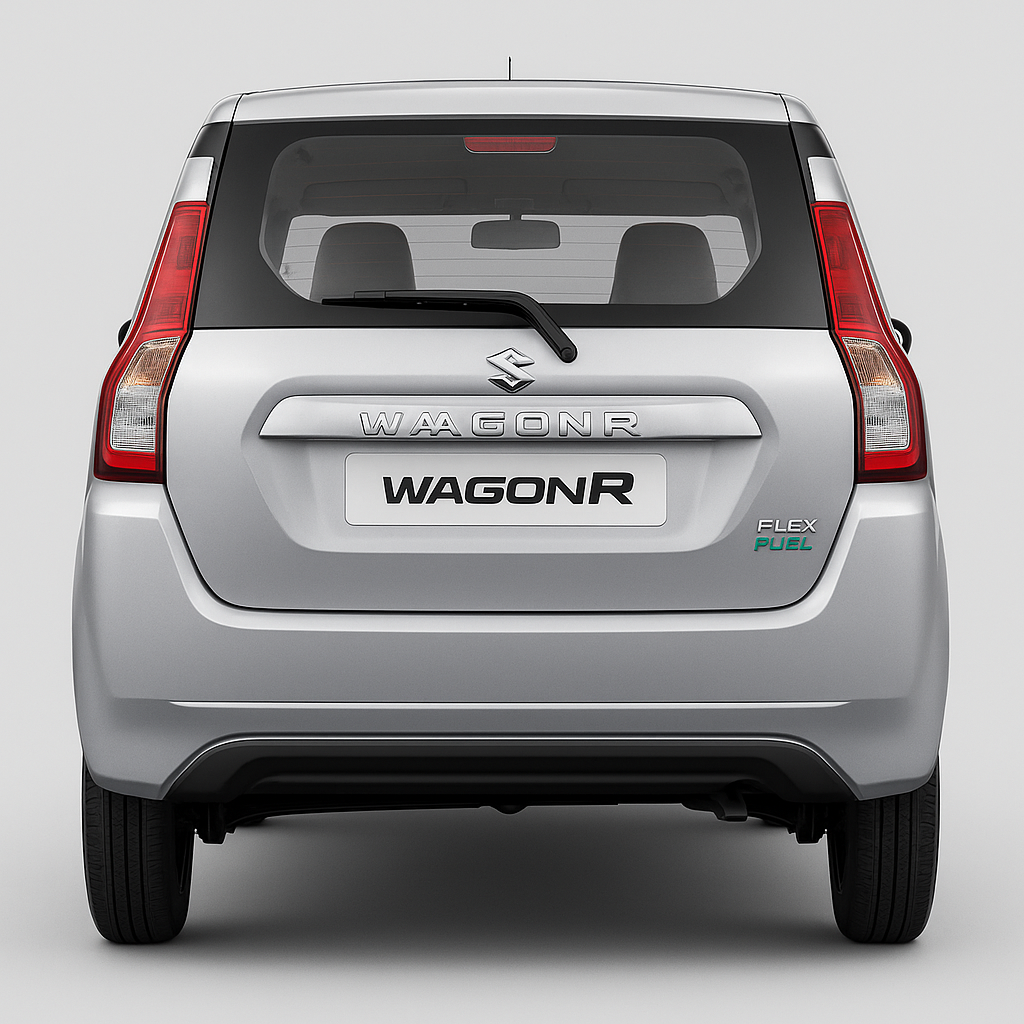 Maruti Wagon R Flex Fuel rear view high resolution