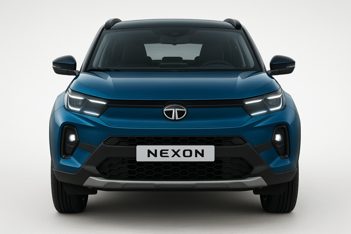 Tata Nexon Front Exterior View - India's Top-Rated Compact SUV for Families