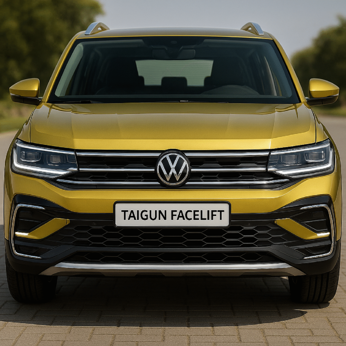 Volkswagen Taigun Facelift front exterior view