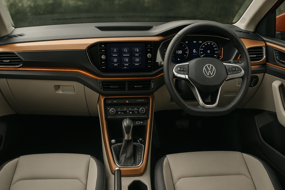 Volkswagen Taigun Facelift interior dashboard cabin
