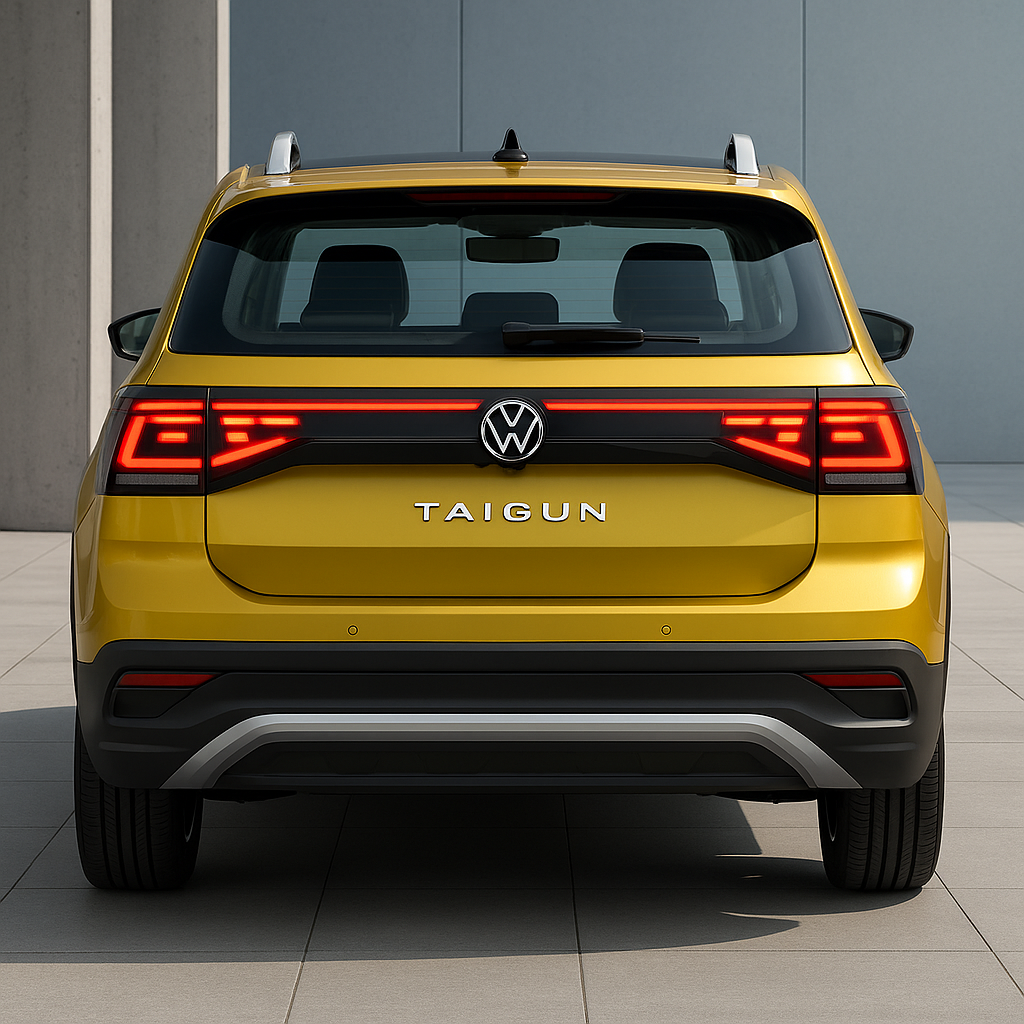 Volkswagen Taigun Facelift rear view