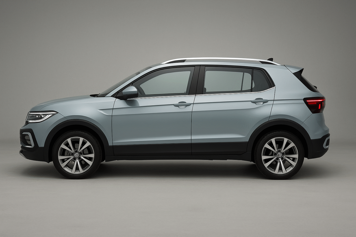 Volkswagen Taigun Facelift side profile